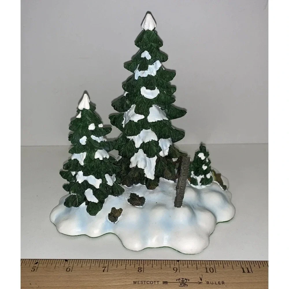 Dept 56 Wagon Wheel Pine Grove Christmas Village‎ Accessories Retired